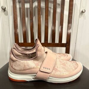 Ecco Pink and White Athletic Shoes